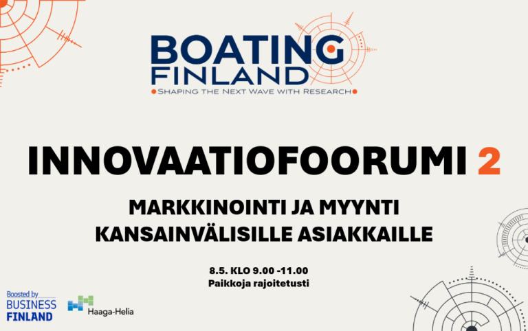 Mainos innovaatiofoorumista 8.5.